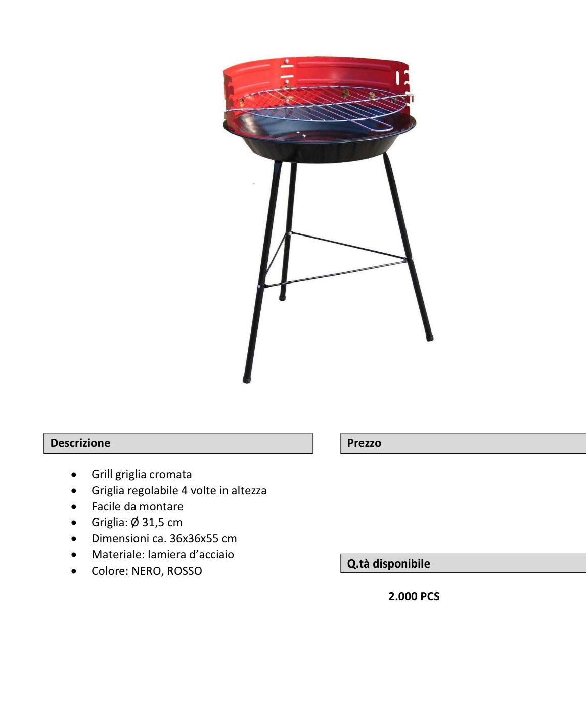 49850 - Grill BBQ Europe